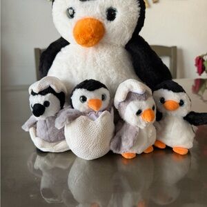 Adorable Penguin Plush Set